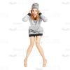 Excited Girl Screaming Cutout Picture-0