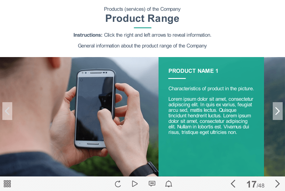 Slideshow Interaction — eLearning Storyline Course Player Slideshow Interaction — eLearning Storyline Course Player