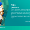 Turquoise Blue Background — Storyline Course Player