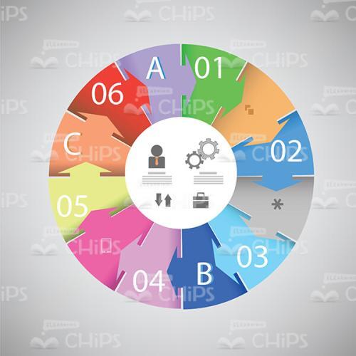 Colorful Circle Diagram Vector Infographics-0