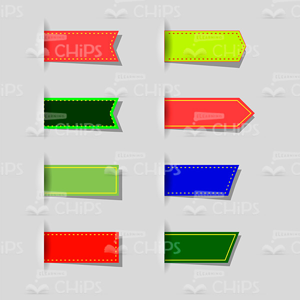 Set Of Colorful Vector Tabs-0