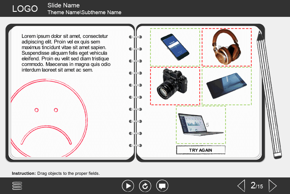 Quiz Feedback — e-Learning Templates for Articulate Storyline Quiz Feedback — e-Learning Templates for Articulate Storyline