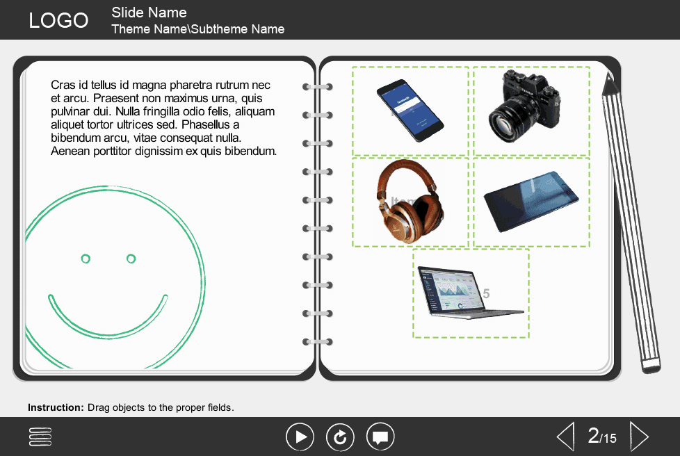 Completed Quiz — Articulate Storyline Template Completed Quiz — Articulate Storyline Template