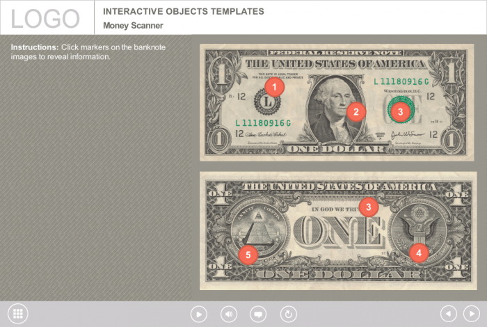 Authentic One-Dollar Bill Quiz — Storyline Template-0