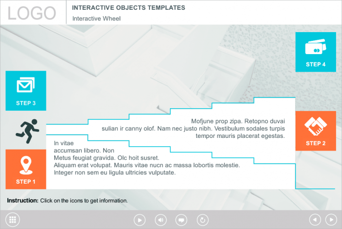 Clickable Buttons — e-Learning Templates for Articulate Storyline
