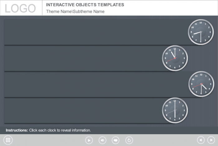 Tabs with Clocks — Storyline Template-0