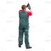 Back View Drilling In The Up Repairman Cutout Picture-0