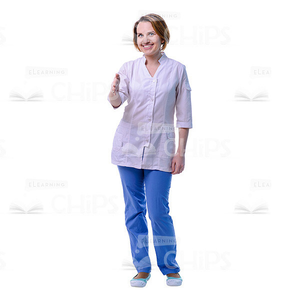 Experienced Female Doctor Cutout Photo Pack-31641