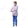 Experienced Female Doctor Cutout Photo Pack-31671