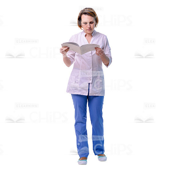 Experienced Female Doctor Cutout Photo Pack-31698