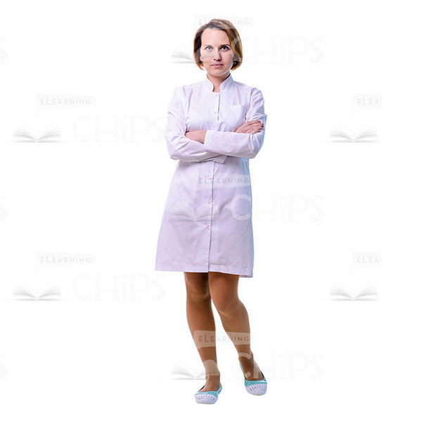 Confident Female Physician Cutout Photo Pack-31724