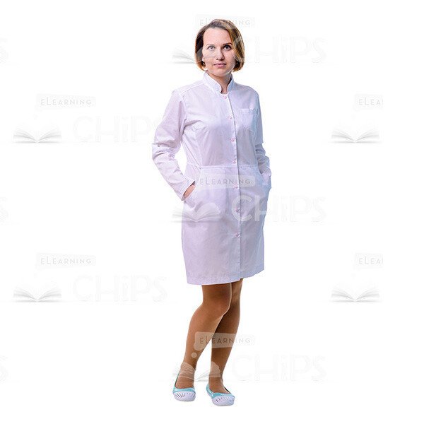 Confident Female Physician Cutout Photo Pack-31729