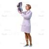 Confident Female Physician Cutout Photo Pack-31758