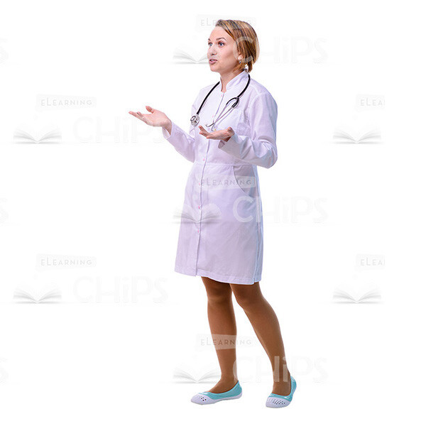 Confident Female Physician Cutout Photo Pack-31780