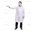Serious Doctor With Stretched Right Hand Cutout Photo-0
