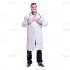 Pointing On Himself Doctor Cutout Photo-0