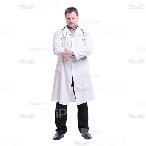 Frowning Doctor Cutout Photo-0