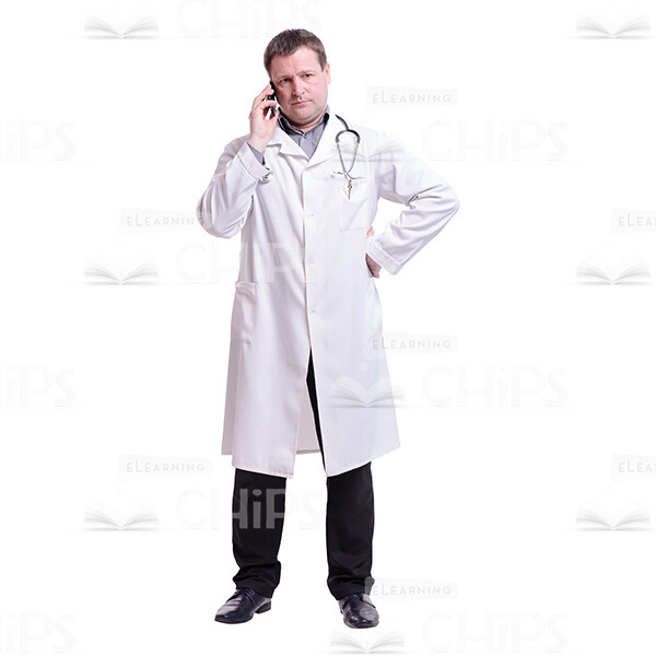 Listening Doctor With The Handy Cutout Photo-0