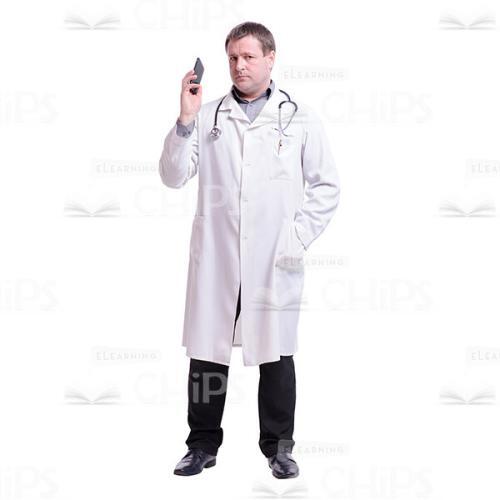 Doctor Raising The Handy Cutout Photo-0