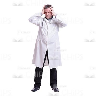 Doctor With The Headache Cutout Photo-0