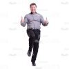 Excited Middle-aged Man Expresses Satisfaction Cutout Image-0