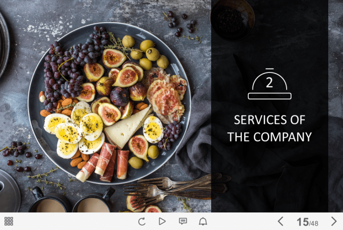 Food Industry Welcome Course Starter Template — Articulate Storyline-42208