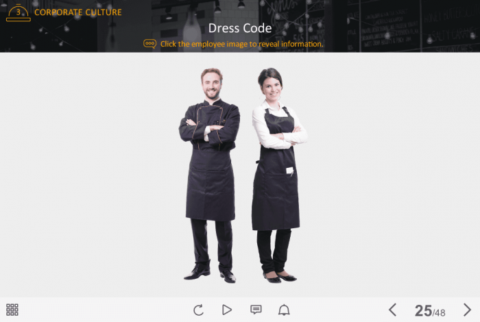 Food Industry Welcome Course Starter Template — Articulate Storyline-42224