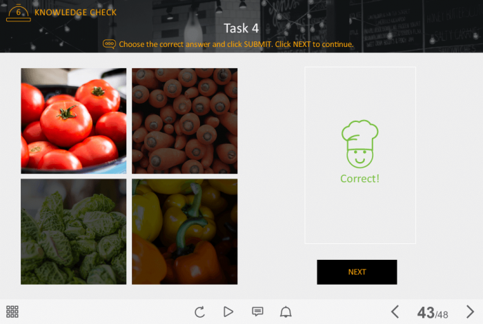 Food Industry Welcome Course Starter Template — Articulate Storyline-42255
