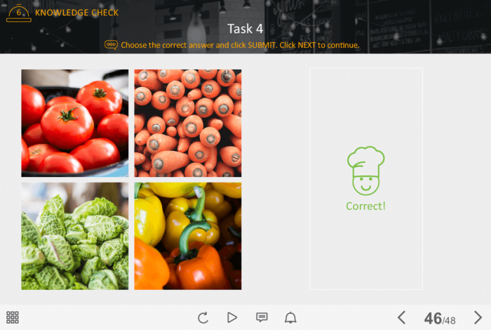 Food Industry Welcome Course Starter Template — Articulate Storyline-42257