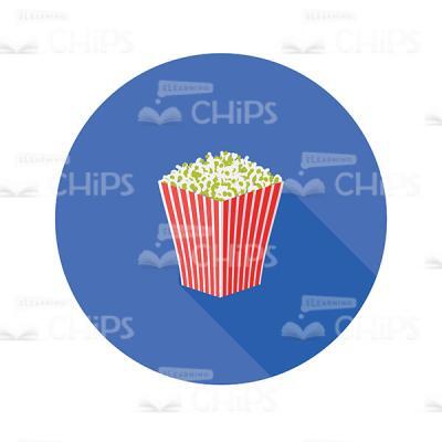 Box of Popcorn Vector Icon-0