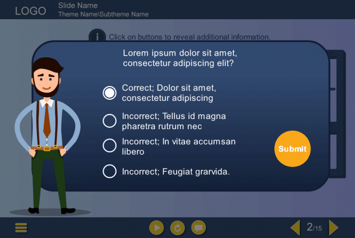 Question — e-Learning Templates for Articulate Storyline