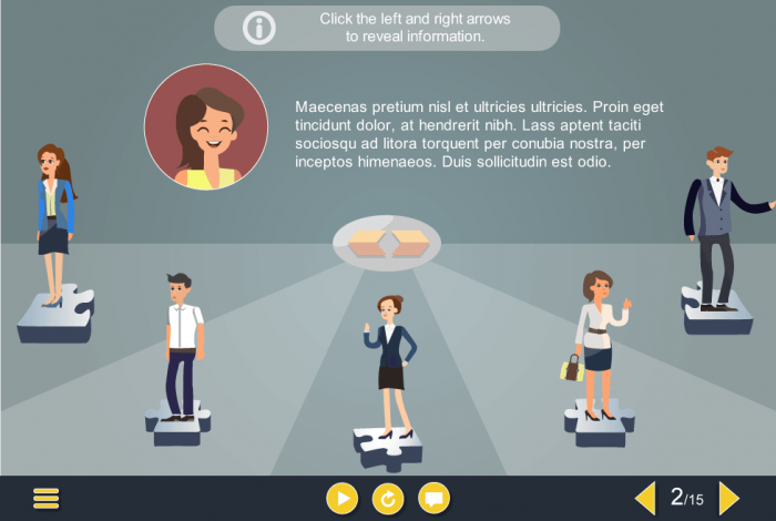 Vector Business Characters — Storyline eLearning Templates