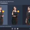 Pretty Young Girl Cutout Photos — Storyline Template for eLearning
