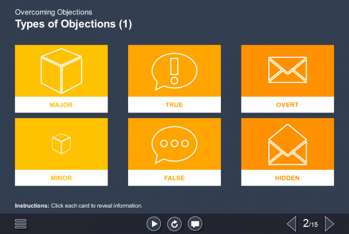 Clickable Cards — Storyline Template for eLearning
