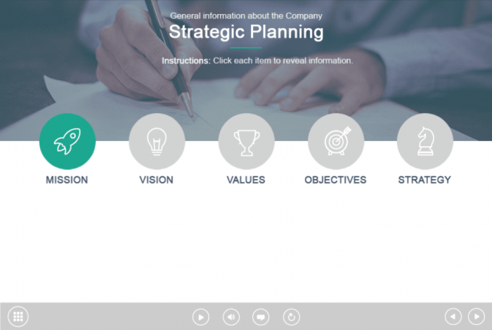 Clickable Tabs — e-Learning Templates for Adobe Captivate