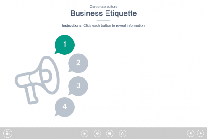 Clickable Buttons — e-Learning Templates for Adobe Captivate