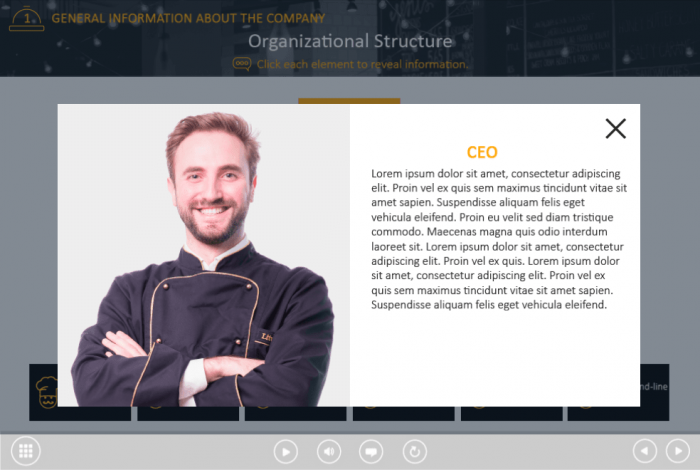 Organizational Structure — Captivate Template-44541