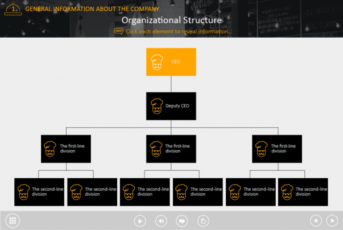 Organizational Structure — Captivate Template-44542