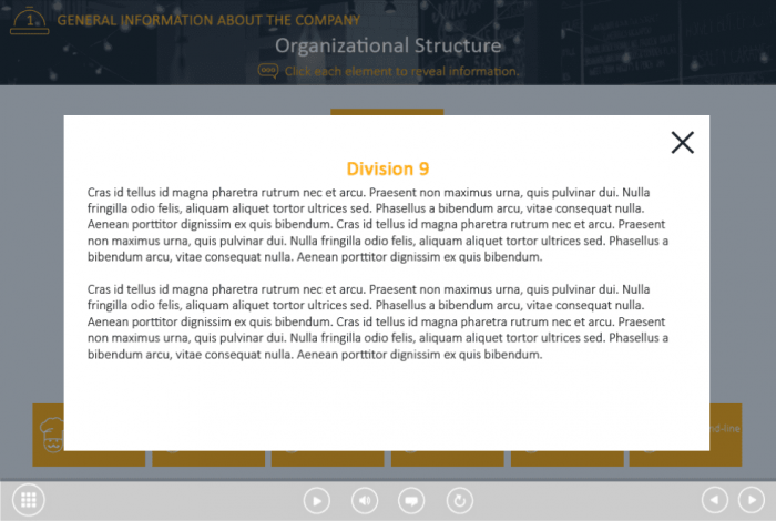 Organizational Structure — Captivate Template-44543