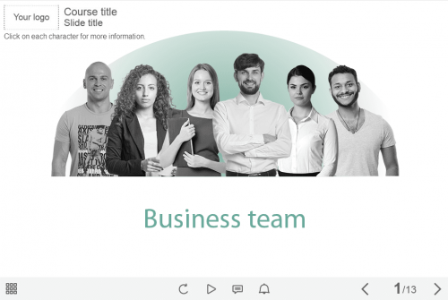 Business Team — Lectora Template-0