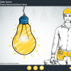 Burning Light Bulb — e Learning Templates for Lectora Publisher
