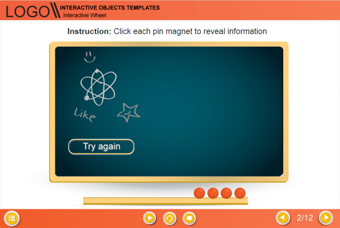 Empty Blackboard — Lectora Publisher e-Learning Templates