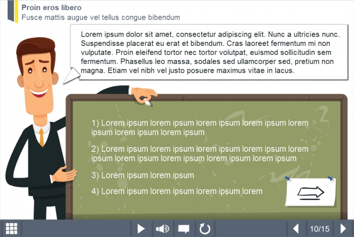 Vector Man Character — Lectora Templates for eLearning