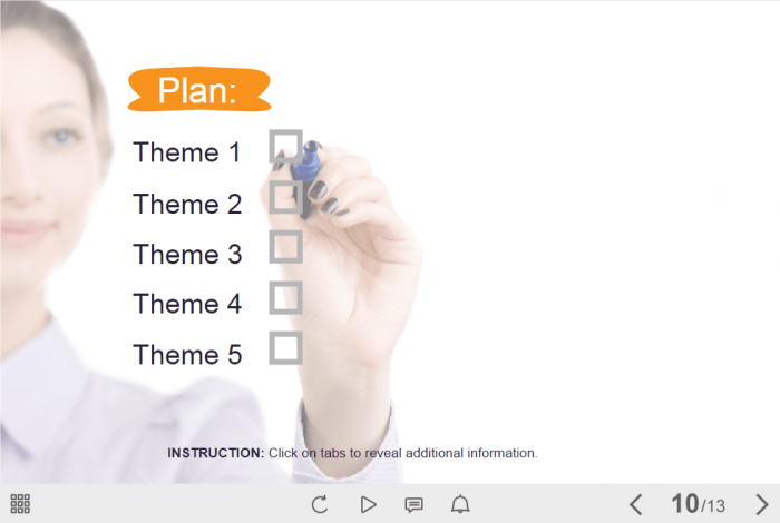Fill in The Plan — Lectora Template-0