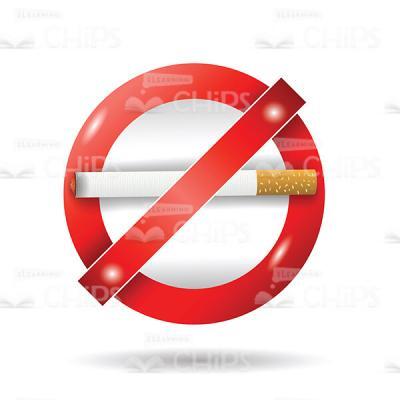 Stop Smoking Sign Vector Image-0