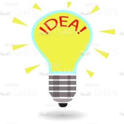 Idea Lightbulb Vector Illustration-0