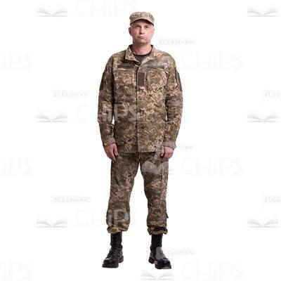 Serious Mid-Aged Colonel Cutout Photo-0