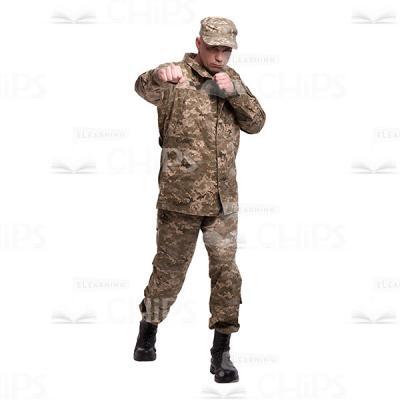 Training Mid-Aged Lieutenant Cutout Photo-0