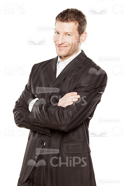 Confident Businessman Gesturing Stock Photo Pack-31800