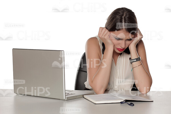 Businesswoman Working With Laptop Stock Photo Pack-31925
